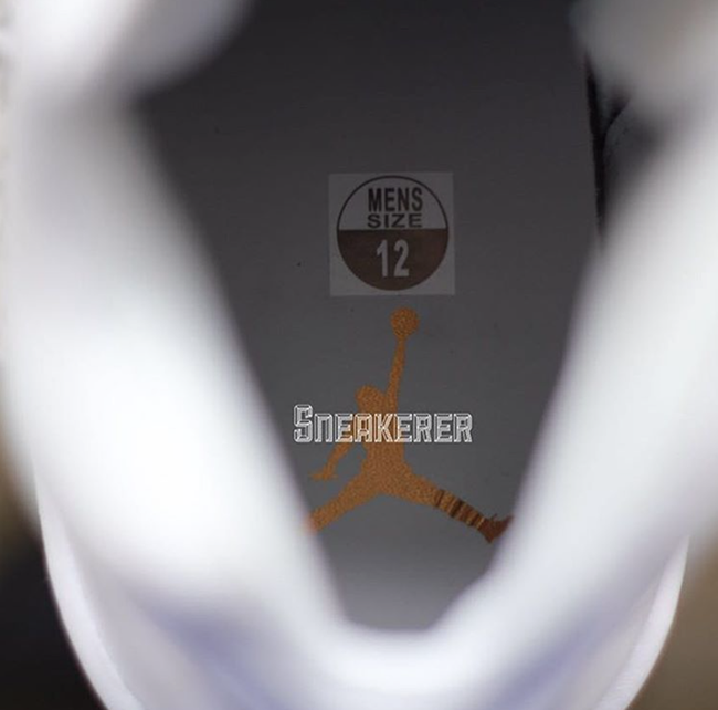 Take Flight Air Jordan 5 Triple White On Feet