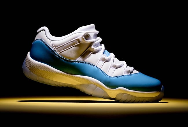 UNC Air Jordan 11 Low 2017