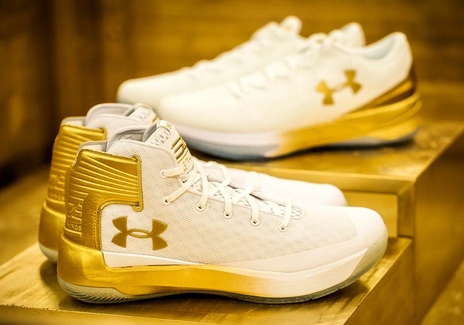 Under Armour Curry 3ZERO March Madness White Gold Pack