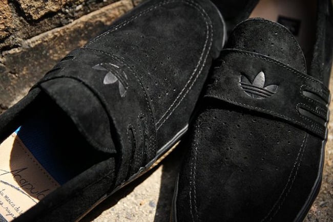 adidas Acapulco Black Suede