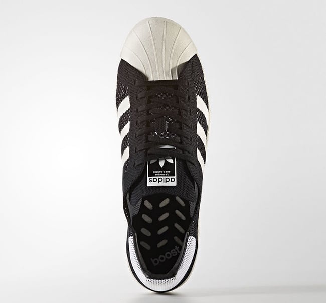 adidas Superstar Boost Black White