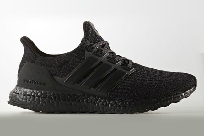 adidas Ultra Boost 3.0 Triple Black Release Date