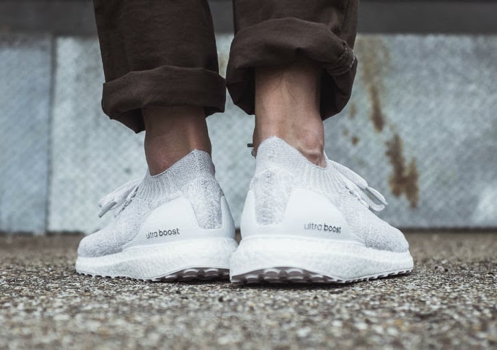 adidas Ultra Boost Uncaged 2.0 White On Foot