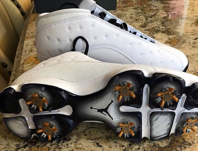 Air Jordan 13 Low Golf Shoes White