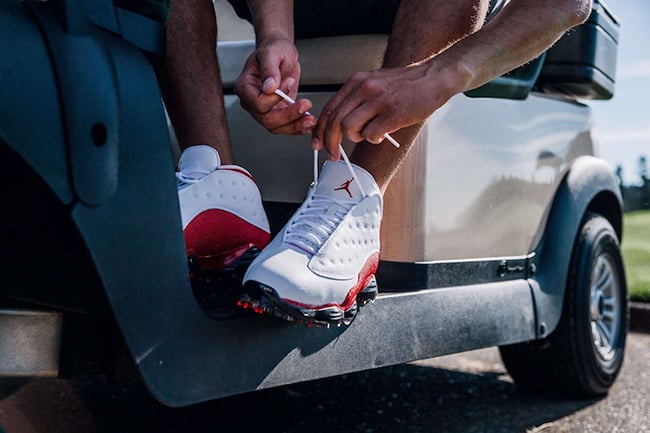 Air Jordan 13 Low Golf White Red