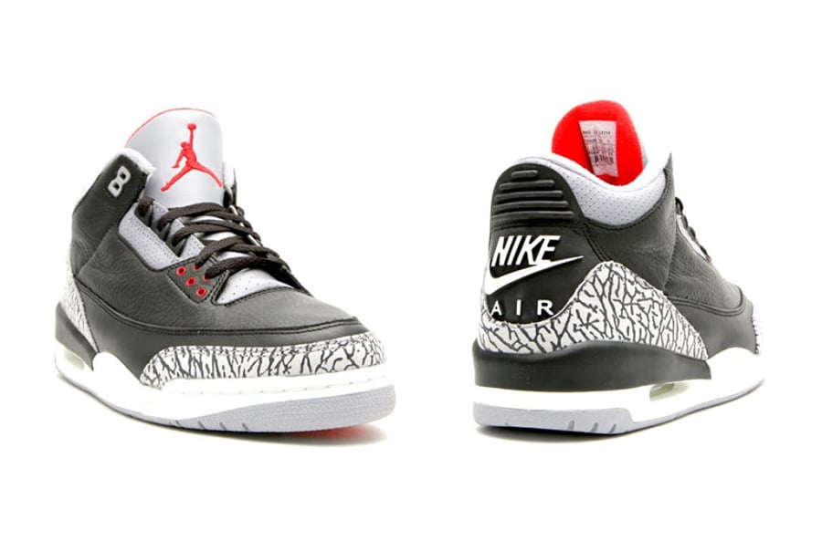 Air Jordan 3 OG Black Cement 2018 Retail Price