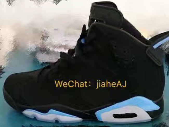 Air Jordan 6 Black University Blue