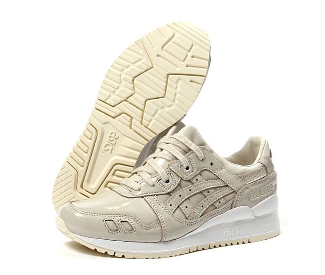 Asics Gel Lyte III Patent Leather Beige Birch