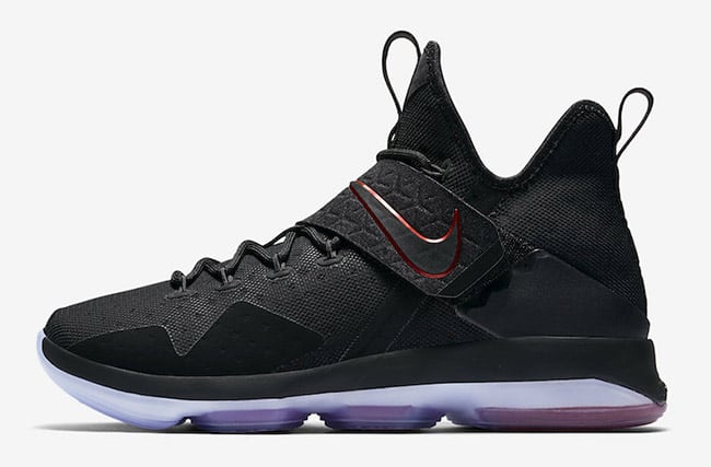 Bred Nike LeBron 14 Black University Red