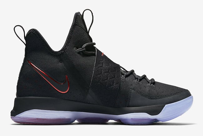 Bred Nike LeBron 14 Black University Red