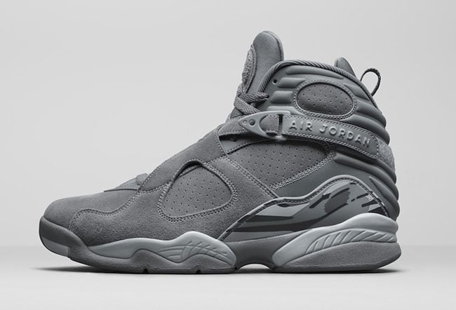 Cool Grey Air Jordan 8
