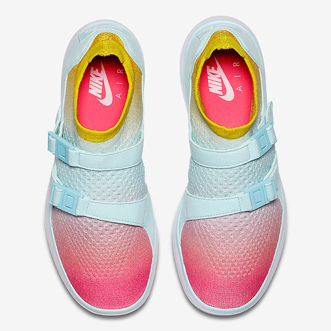 Nike Air Sock Racer Flyknit Glacier Blue Racer Pink