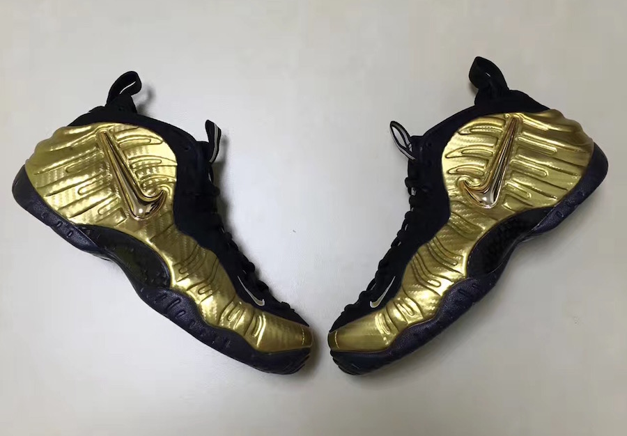 Nike Foamposite Pro Metallic Gold 2017 624041-701