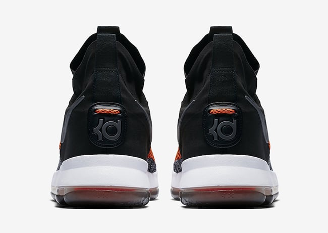 Nike KD 9 Elite Black White Dark Grey Hyper Orange 878637-010