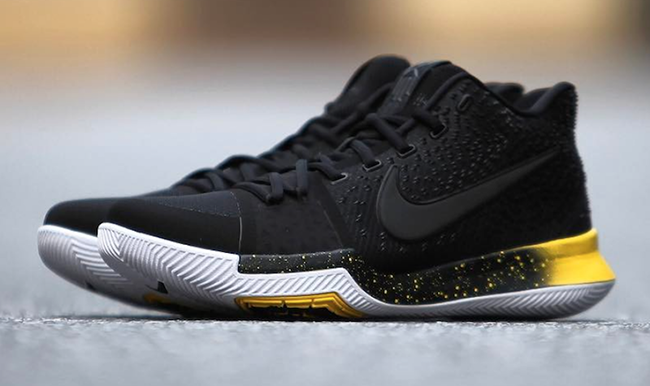 Nike Kyrie 3 Black Varsity Maize Yellow 852395-901