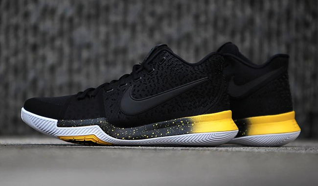Nike Kyrie 3 Black Yellow 852395-901 Release Date | SneakerFiles