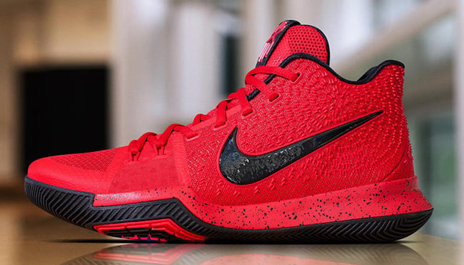 Nike Kyrie 3 University Red Black Release Date