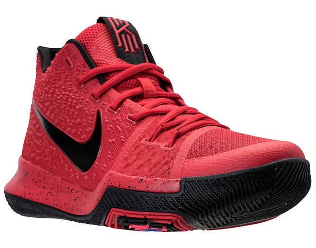 kyrie 3 red black