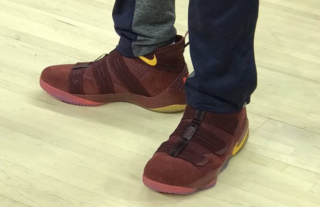 LeBron James in the Nike LeBron Soldier 11 ‘Cavs’ for Playoffs