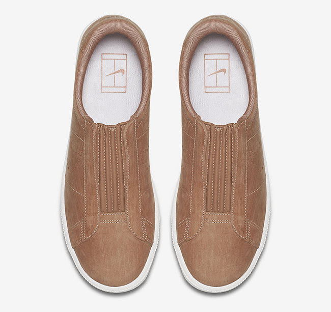 nike leather slip on