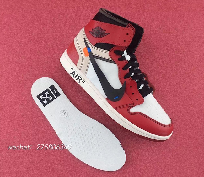 air jordan 1 off white chicago release date