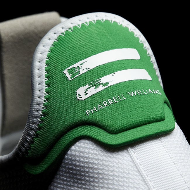 Pharrell adidas Tennis HU White Green BA7828 Release Date
