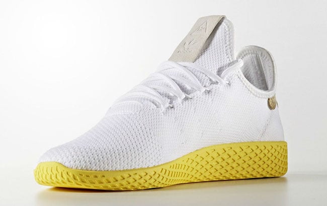 Pharrell adidas Tennis HU White Yellow BY2674 Release Date