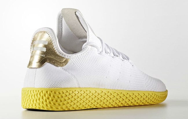 Pharrell adidas Tennis HU White Yellow BY2674 Release Date