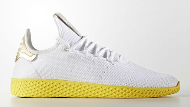 Pharrell adidas Tennis HU White Yellow BY2674 Release Date