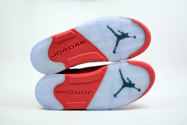 Red Suede Jordan 5 Retro 136027-602