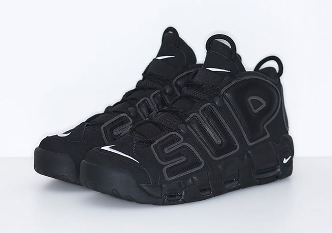 nike air uptempo supreme rojas