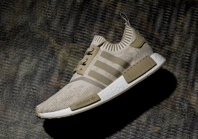 adidas NMD R1 Primeknit Oreo Linen Khaki