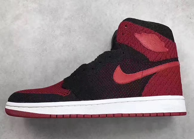 nike air jordan 1 flyknit bred