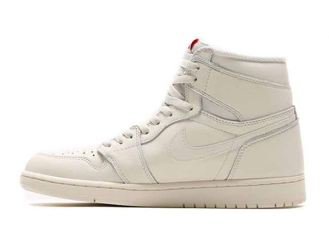 Air Jordan 1 High OG Sail University Red 555088-114 Release Date