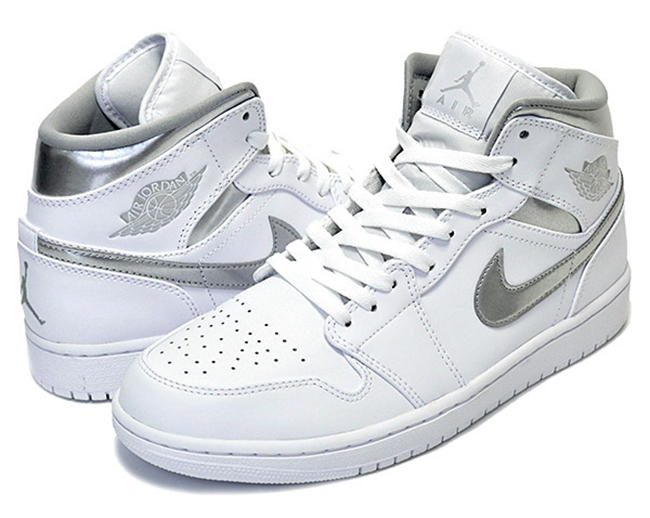 Air Jordan 1 Mid Metallic Silver Release Date