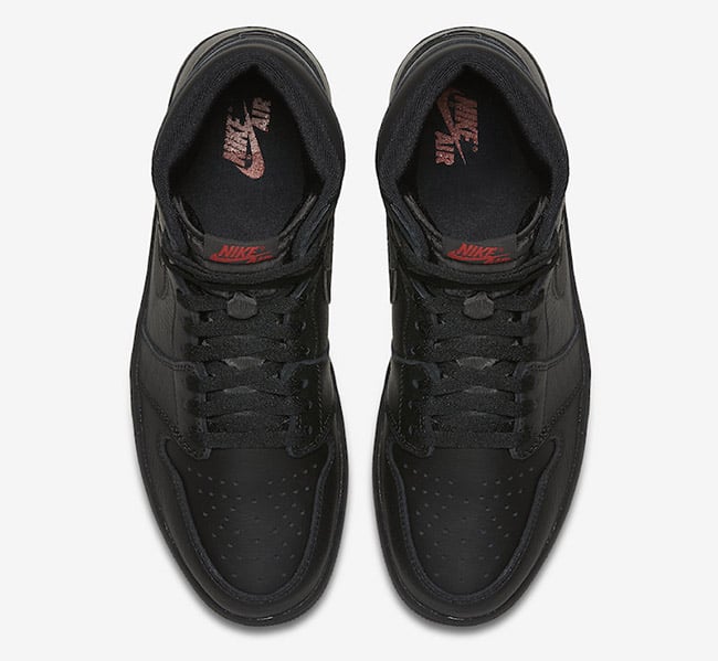 Air Jordan 1 OG Triple Black Red Release Date