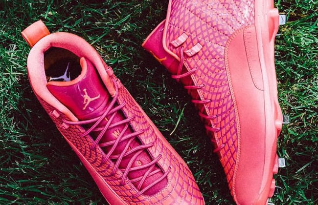 Air Jordan 12 Pink Mothers Day Baseball Cleats