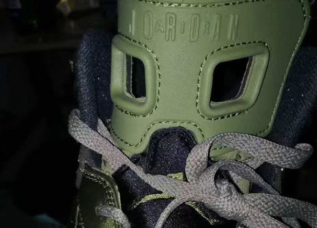 air jordan 6 olive green