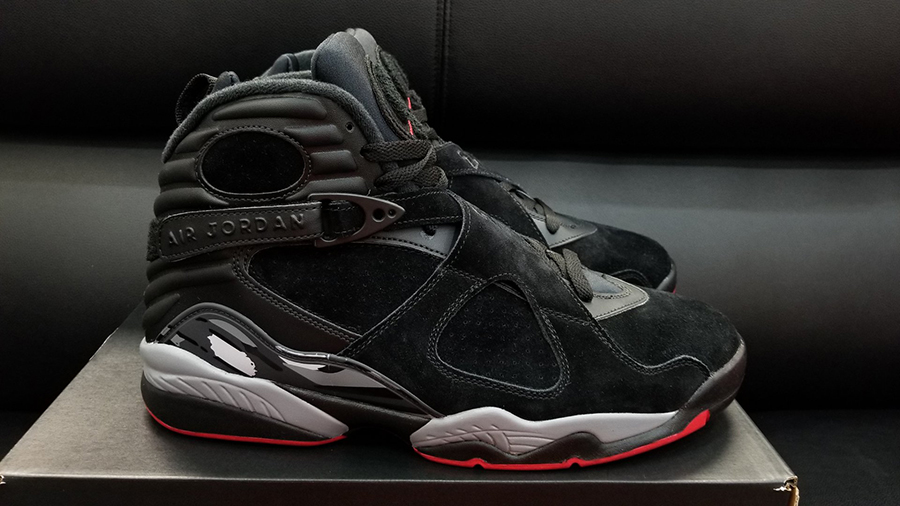 jordan 8 bred on feet