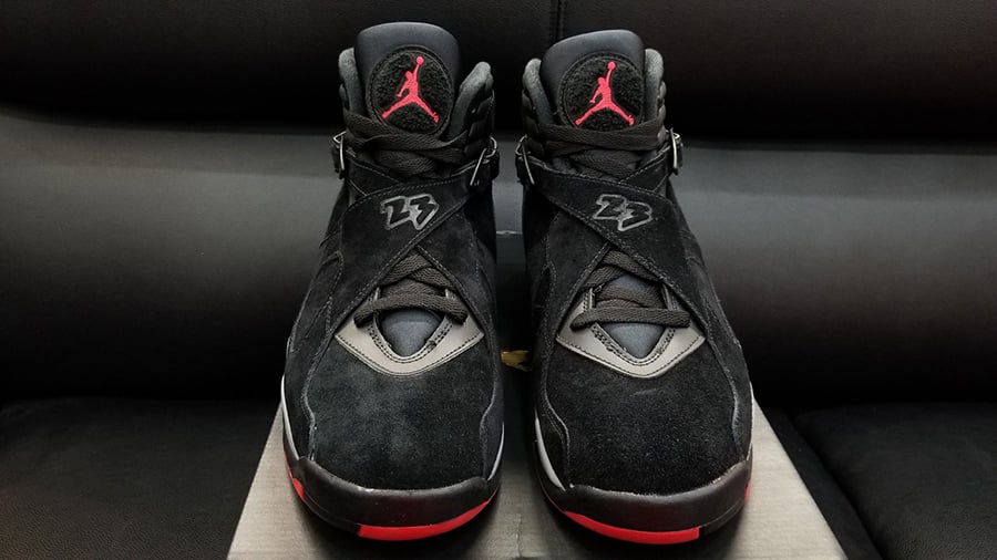 Air Jordan 8 Bred Black Gym Red Release 