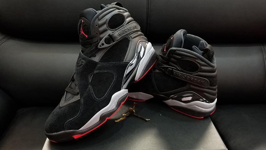 jordan 8 bred on feet