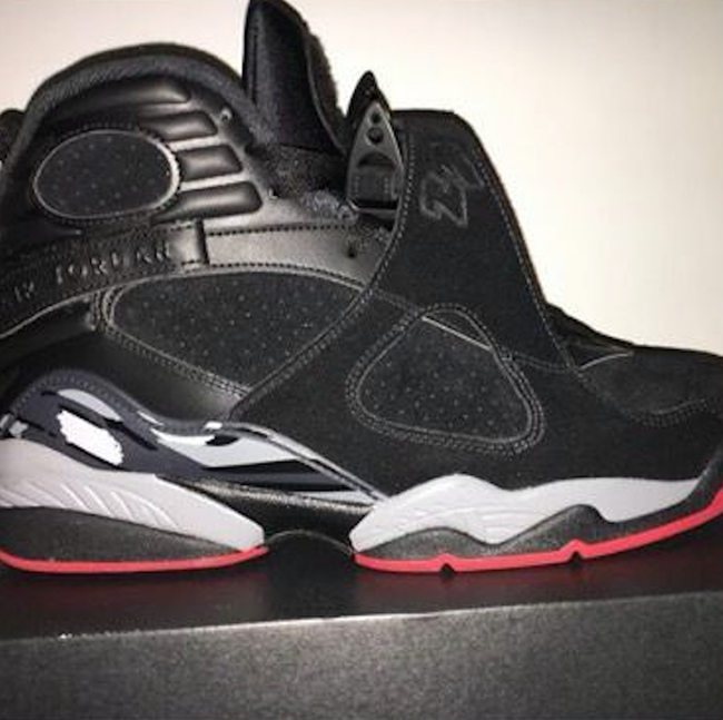 Air Jordan 8 Bred Black Gym Red Wolf Grey Release Date