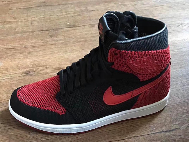 Bred Air Jordan 1 Flyknit