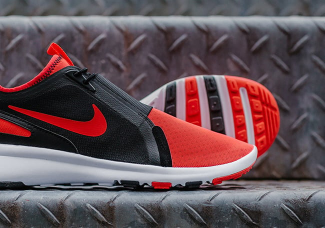 Nike Air Current Slip-On Bright Crimson Release