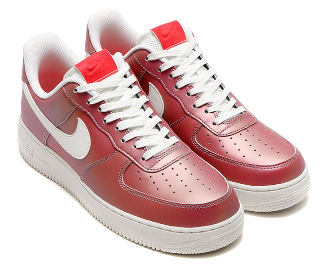 Nike Air Force 1 07 LV8 Iridescent Track Red 823511-600