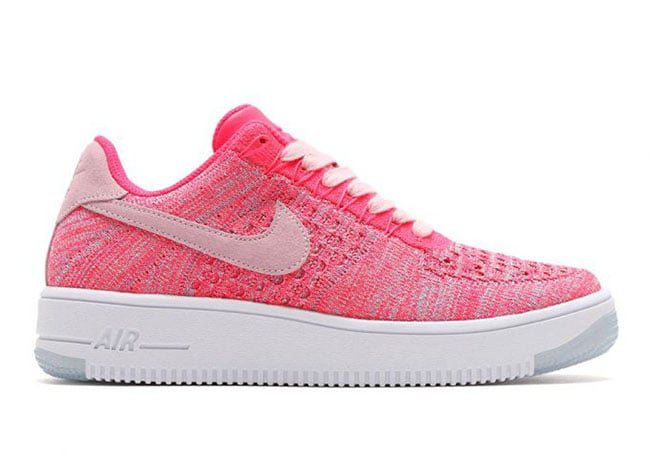 nike air force 1 flyknit pink