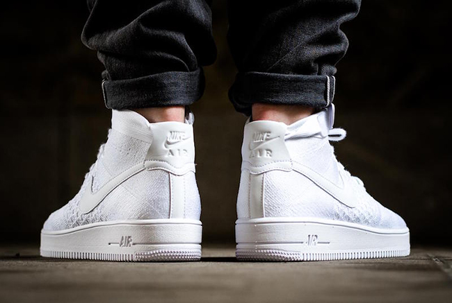 air force 1 triple white mid