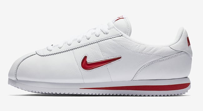 Nike Cortez Jewel White Red Release Date