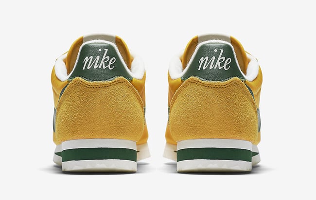 Nike Cortez Oregon Yellow Gorge Green