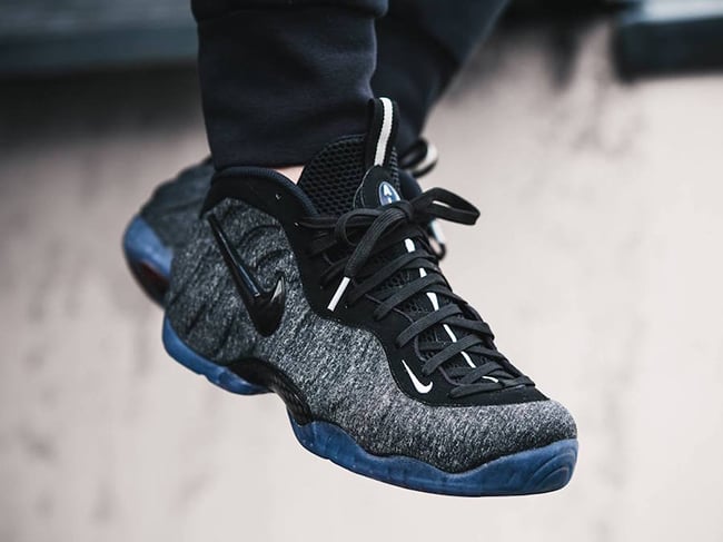 Nike Foamposite Pro Tech Fleece On Feet